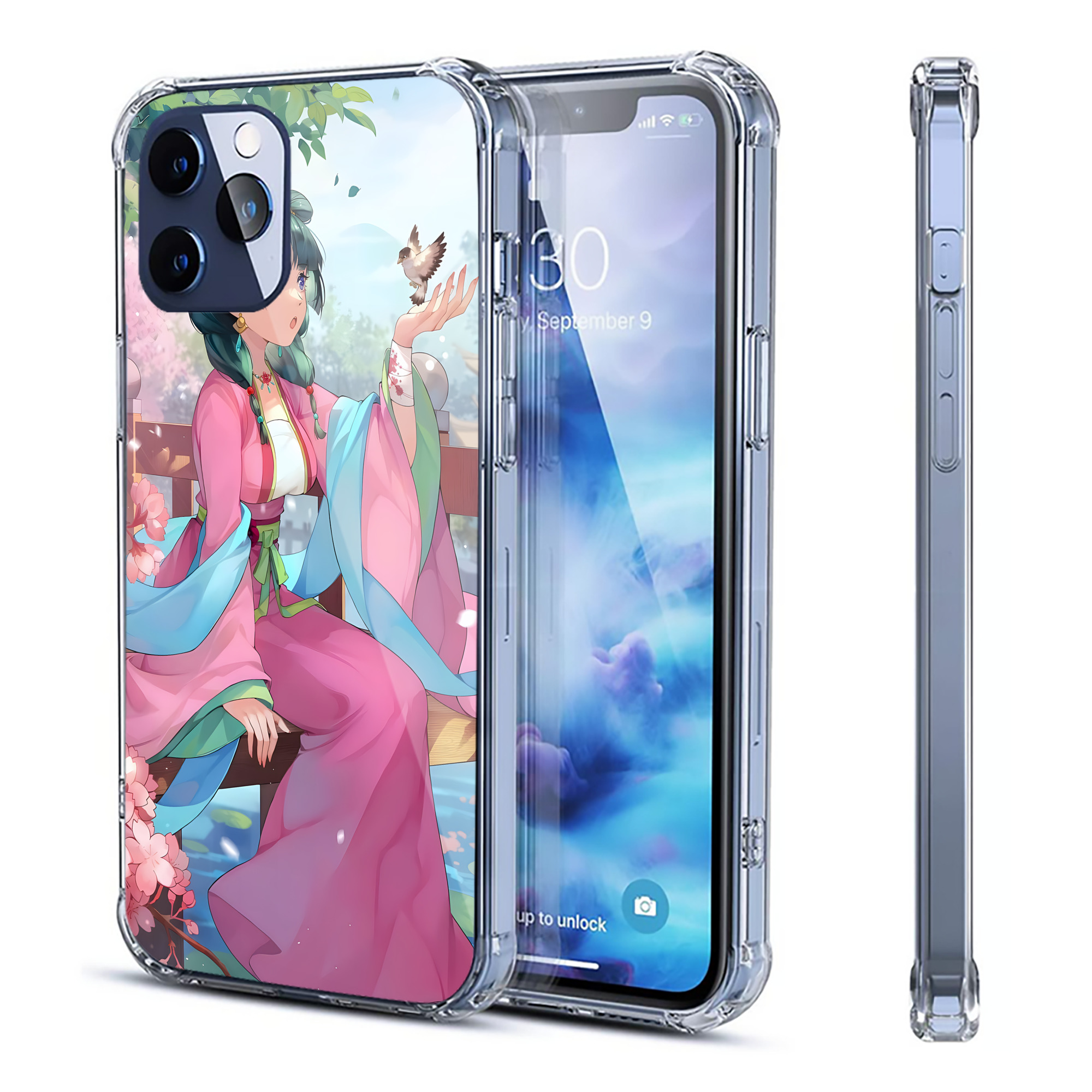 （画像用） 薬屋のひとりごと The Apothecary Diaries 【iPhone 12シリーズ対応】透明スマホケース（クリアソフトケース）
